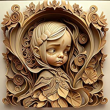 3D model Jasmine Becket Griffith (STL)